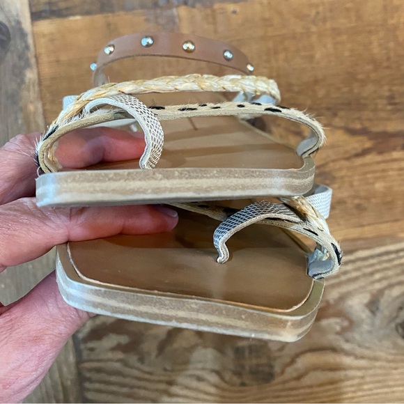 Dolce Vita Women's Tan, Cream and Leopard Sandals, Size 8.5 - Picture 6 of 12